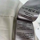 ZADIG&VOLTAIRE Riddy Women's White Size M Leather Stitched Dress