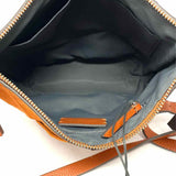 Treasure&Bond Rust Bucket Woven Suede Crossbody