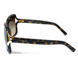 Vogue Brown Black Square Tortoise Made in Italy Sunglasses