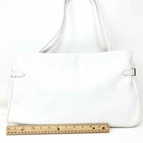 XXI White Pebbled Leather Tote
