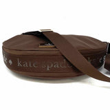 Kate Spade Carter Nylon Brown Crescent Crossbody