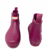HUNTER Women's Plum Size 6 Chelsea Rubber Rain Boots