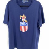 Polo by Ralph Lauren Men's Navy Blue Logo Hurdler Size XL Short Sleeve Shirt