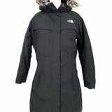 The North Face Women's Black Size M Parka Fur Trim Hooded Coat