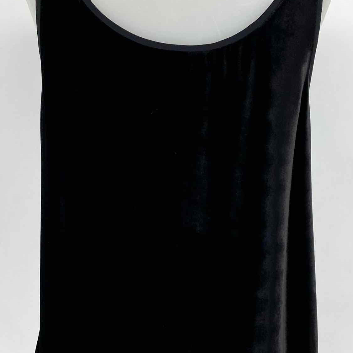 Eileen Fisher Women's Black Size 2 Tank Velvet Sleeveless