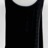 Eileen Fisher Women's Black Size 2 Tank Velvet Sleeveless