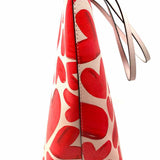 Kate Spade Molly Ever Fallen Coated Canvas Pink Hearts Tote