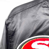 Pro Standard Men's Black Size L Varsity Satin 49ers Jacket