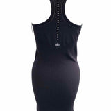 alo Women's Black Size M mini Perforated ATHLETIC Dress