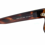 GIANNI VERSACE Brown Geometric Medusa Tortoise MOD 372 Sunglasses