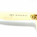 LOEWE Anagram Ivory Chunky Sunglasses