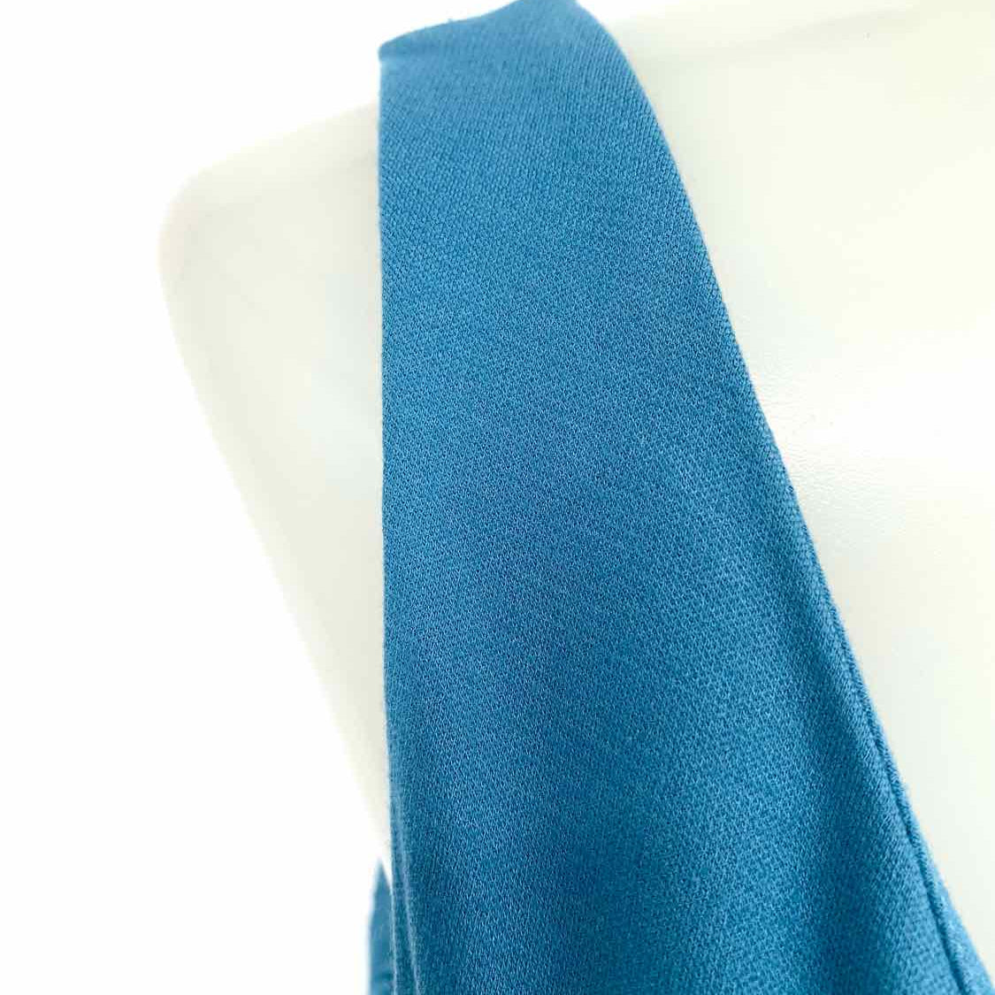 Ralph Lauren Women's Blue Size M Sleeveless Flare Mini Dress