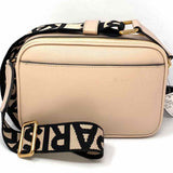 Karl Lagerfeld Beige Camera Bag Charm Crossbody