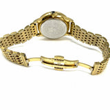 Versace Stainless Steel Gold Tone Round Medusa Watch