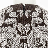 W by Worth Women's Brown White Size 8 sheath Floral Dress