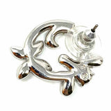 Swarovski Silver Butterfly Crystal Earrings