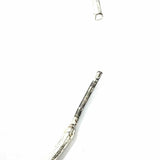 Silver tone Hoop Hammered Earrings