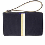 ROTHY'S The Wallet Black Beige Zip Color Block Wristlet