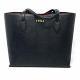 Furla Era Black Pebbled Leather Tote