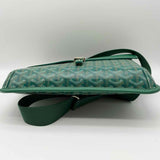 GOYARD 2025 Coursier Green Goyardine Coated Canvas Made in France Messenger Bag