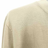 JACQUEMUS Le Tshirt Pino Khaki Size M Crew Neck Cut Out Cotton Crop Long Sleeve