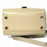 Senreve Mini Maestra Taupe Convertible Pebbled Leather Crossbody