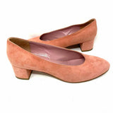 MANSUR GAVRIEL Women's Pink Size 39/9 Block Heel Suede Pumps