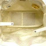 Furla Off White Croc Embossed Leather Made in Italy Tote