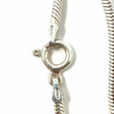 Statement 925 Sterling Silver Purple Pendant 18" Agate Necklace