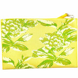 ROTHY'S Limoncello Yellow Green Zip Floral Wristlet