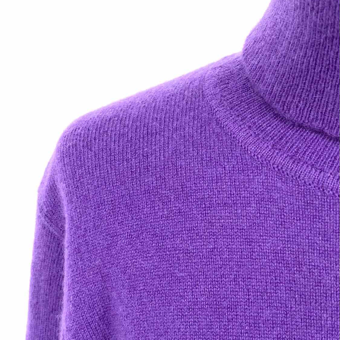 Talbots Women's Purple Size L Turtleneck Cashmere Sweater