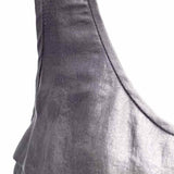 Eileen Fisher Women's Gray Size M Scoop Neck Silk Pleated Sleeveless
