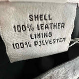 Talbots Women's Black Size 4 pencil Leather Skirt