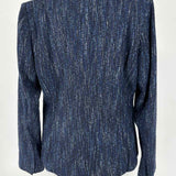 Lafayette 148 Women's Navy Size 6 Tweed Blazer