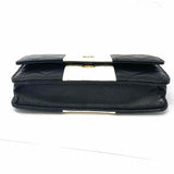 Chanel 2022 Bi-Color WOC Black White Flap Lamb Leather Made in Italy Crossbody