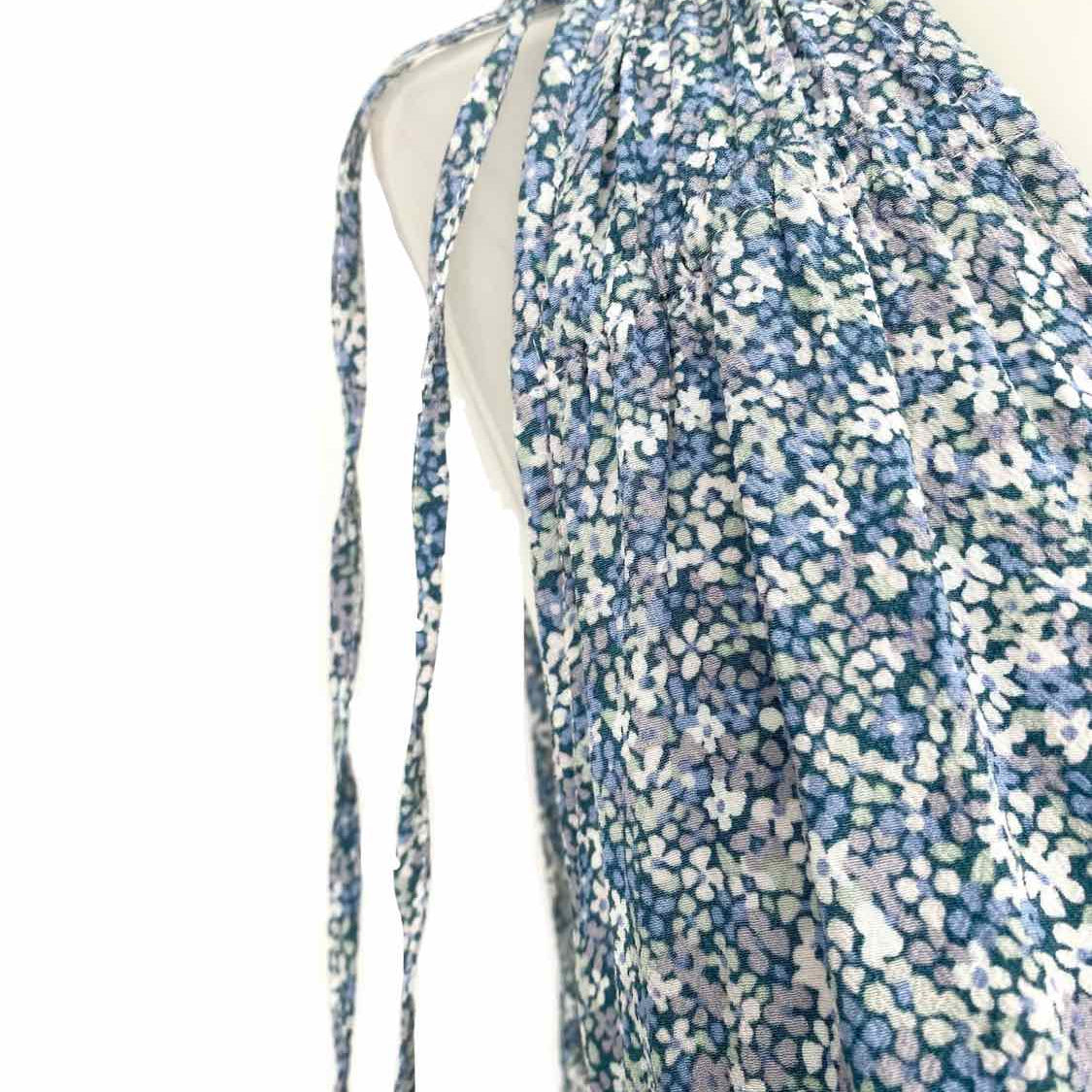 Rails Women's Blue Size M Empire Rayon Blend Floral Dress