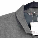 QOR Men's Charcoal Gray Size S Jacket