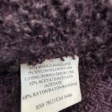 Eileen Fisher Women's Eggplant Size M Collared Tweed Jacket