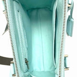 Charles & Keith Light Blue Top Handle Mini Leather Satchel