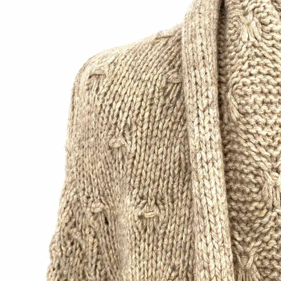 Vince Women's Beige Size XS Open Front Knit Cardigan