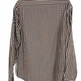 Lorenzini Men's Brown Size XL Plaid Long Sleeve Button Down Shirt