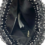 ZARA Black Sparkle vegan leather Crossbody