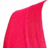Max Mara Women's Red Size M 2 Piece Knit Wrap Sleeveless