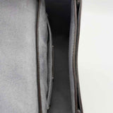 Coach Kleo 17 Gray Saddle Bag Buckle Leather Crossbody