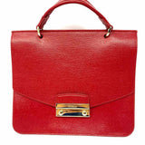 Furla Julia Medium Red Flap Leather Satchel