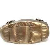 Cole Haan Gold Hobo Metallic Leather Tote