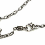 Judith Ripka 925 Sterling Silver Pendant 17" Oval Crystal Necklace