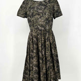 DOLCE & GABBANA Women's Gray Size 42/6 A-Line Speckled Dress