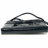 Kate Spade Camellia St Amy Black Rectangle Polka Dot Patent Leather Crossbody