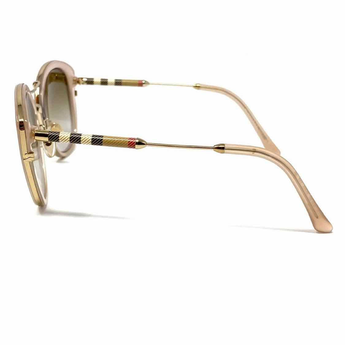 Burberry Taupe Brown Cat Eye Check Sunglasses